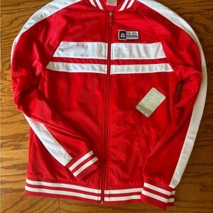 Disney Red and White Mickey Track Jacket